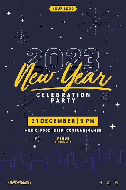 New year celebration poster design templ... | Premium Vector #Freepik #vector #background #elegant #design #event Digital Restaurant, Celebration Poster, New Year Poster, Real Estate Marketing Design, Characters Inspiration, New Year Offers, Characters Inspiration Drawing, New Years Poster, New Year Designs