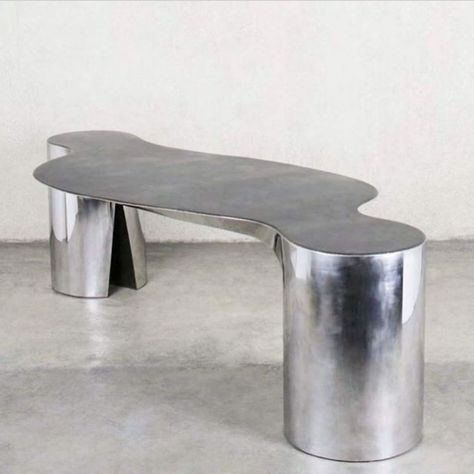 Katty Schiebeck on Instagram: “Two Legs and a Table by Ron Arad, 1994. 📸 Dan Kukla” Ron Arad, Store Interiors, Furniture Designs, Metal Furniture, Interior Furniture, Interior Inspo, 인테리어 디자인, Design Furniture, Interior Design Inspiration