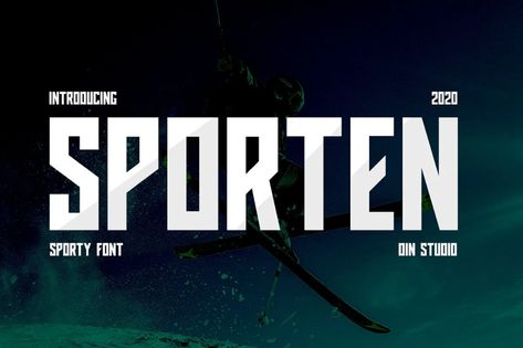 Sporten Classic Sport Display Font - Dafont Free #typography #hariswebdesign #uidesigner #bootsrtapdeveloper #webdesigner #appdesigner #uiuxdesigner Free Sports Fonts, Logo Racing, Jersey Font, Sports Fonts, Font Combinations, Best Free Fonts, Display Fonts, Creative Fonts, Font Design