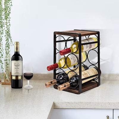 42 Home Products On Amazon That Look Crazy Expensive But Aren’t Countertop Wine Rack, Wood Countertop, Wood Plane, Wine Bottle Rack, Wood Wine Racks, Wine Refrigerator, Bottle Rack, Wood Countertops, Gifts For Wine Lovers