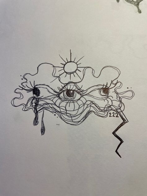 Tattoos Ideas Bpd Face, Tattoos Borderline Personality, Derealization Sketch Tattoo, Body Disphorphia Tattoo, Small Tattoo Ideas Bpd, Bipolarity Tattoo, Tattoo For Bpd People, Tattoo Ideas For Borderline Personality, Psycadelic Tattoo Ideas