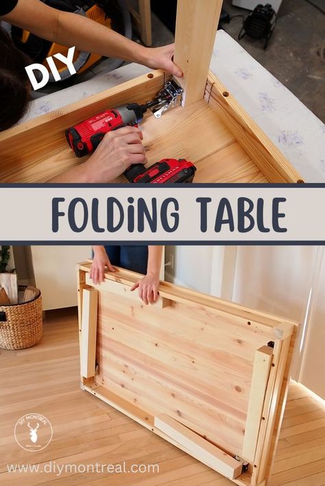 Folding leg bracket for folding table legs Diy Furniture Legs Ideas, Folding Table Diy, Wooden Table Diy, Diy Wooden Table, Hinged Table, Fold Up Table, Diy Farm Table, Folding Table Legs, Folding Coffee Table