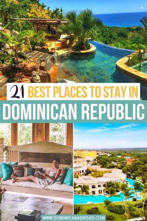 21 Best Places to Stay in Dominican Republic Republic Dominican, Dominican Republic Vacation, Punta Cana Travel, Santo Domingo Dominican Republic, Dominican Republic Travel, Stunning Hotels, Cool Places, Punta Cana Dominican Republic, Best Boutique Hotels