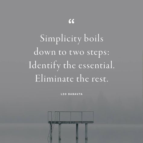 New Year Declutter, Simplify Quotes, Simple Living Quotes, Good Mindset, Motivational Memes, Minimalist Quotes, Simplifying Life, Happier Life, Old Quotes