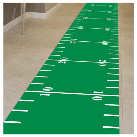 10ft. Football Entryway Floor Runner | Michaels Football Banquet, Football Party Supplies, Fabric Runner, Football Theme Party, Football Birthday Party, Football Decorations, Football Themes, Floor Runners, Football Birthday