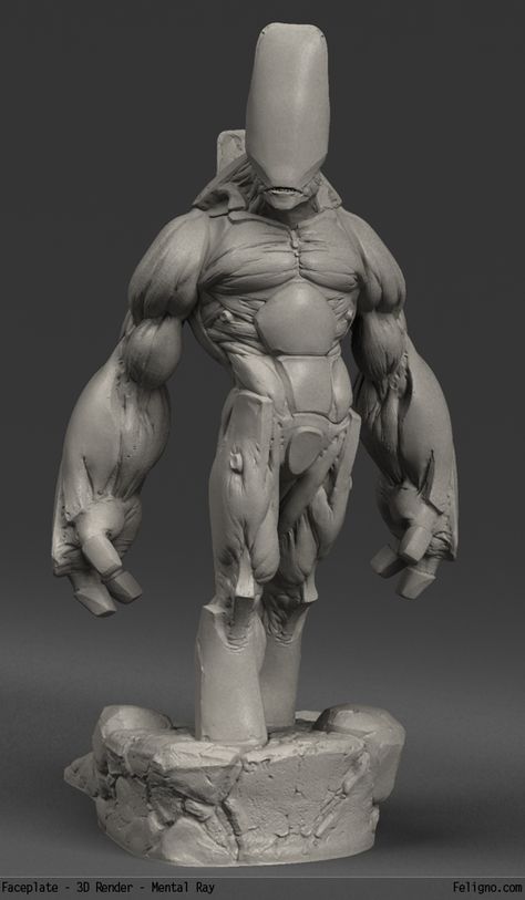 3D Printed Characters on Behance Zbrush Character, Digital Sculpting, Digital Sculpture, Arte Robot, Image 3d, Game Character Design, Monster Design, Creature Concept Art, Monster Art