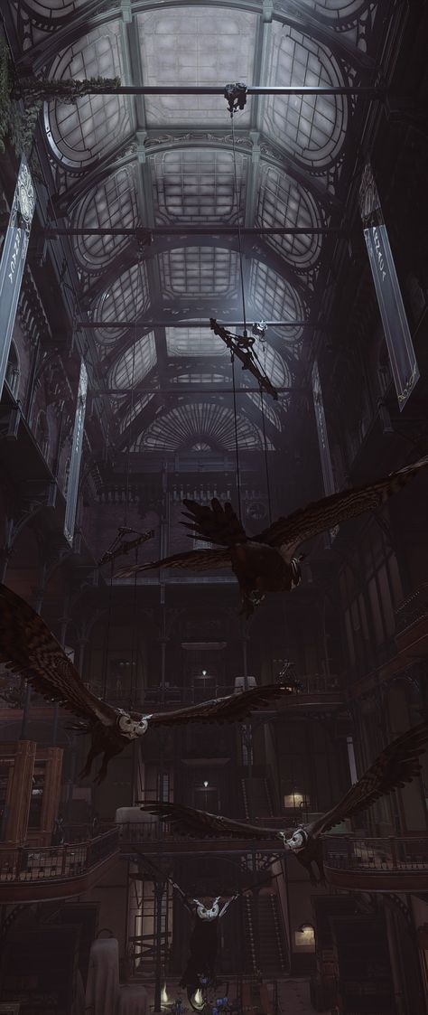 Dishonored, Eiffel Tower Inside, Best Games, Aesthetic Art, Sci-fi Spaceship, Art Wallpaper, Eiffel Tower, Lake, Building