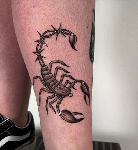 Barbed Wire Tattoo, Wire Tattoo, Barbed Wire Tattoos, Backpiece Tattoo, Western Tattoos, Traditional Tattoo Sleeve, Scorpion Tattoo, Skeleton Hand Tattoo, Fire Tattoo