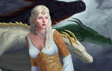 Daenerys Targaryen Book, Queen Daenerys Targaryen, Daenerys Targaryen Art, Queen Daenerys, Daenerys Stormborn, Got Art, World Of Ice And Fire, Targaryen Art, Fire Book