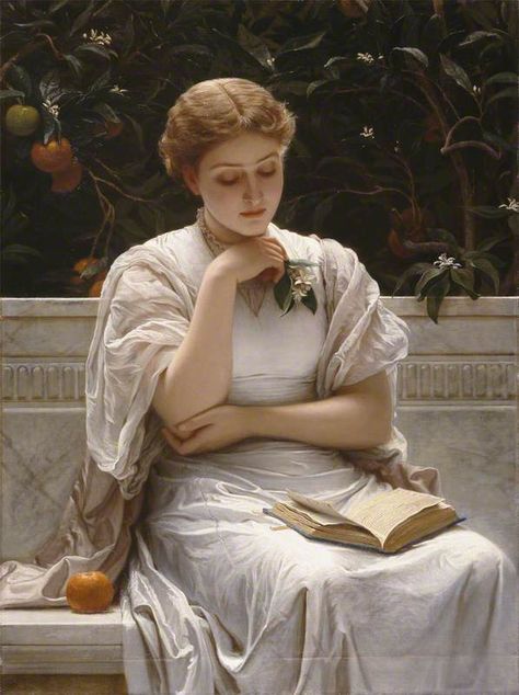 The Orangery, Girl Reading, A Book, A Woman, Reading, Art