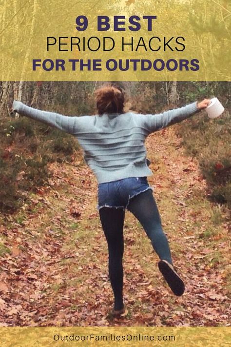 Handling your period in the wild doesn't have to be a daunting task. Bookmark our guide to menstruation in the outdoors and learn the best hacks for handling your period while hiking, backpacking, or just spending time in the great outdoors. Plus, our list of 9 Best Menstruation Products for Outdoorsy Women   #OutdoorFamilies #OutdoorWomen #PeriodHacks #FeminineCare Outdoorsy Women, Best Hacks, Solo Camping, Period Hacks, Backpacking Asia, Kayak Camping, Wilderness Camping, Hiking Backpacking, Family Tent