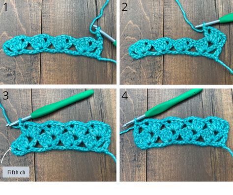 Crochet Drunken Granny Stitch - KnitcroAddict Drunken Granny Stitch, Crochet Infinity Scarf Free Pattern, Sk 2, Crochet Granny Stitch, Bordados Tambour, Crochet Baby Blanket Beginner, Sunburst Granny Square, Beginner Friendly Crochet, Granny Stitch