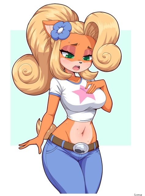 Crash Bandicoot Characters, Crash Bandicoot, Cartoon Girl, Cute Pokemon, Cute Anime Pics, Drawing Base, Anime Poses, The Beast, Girl Cartoon