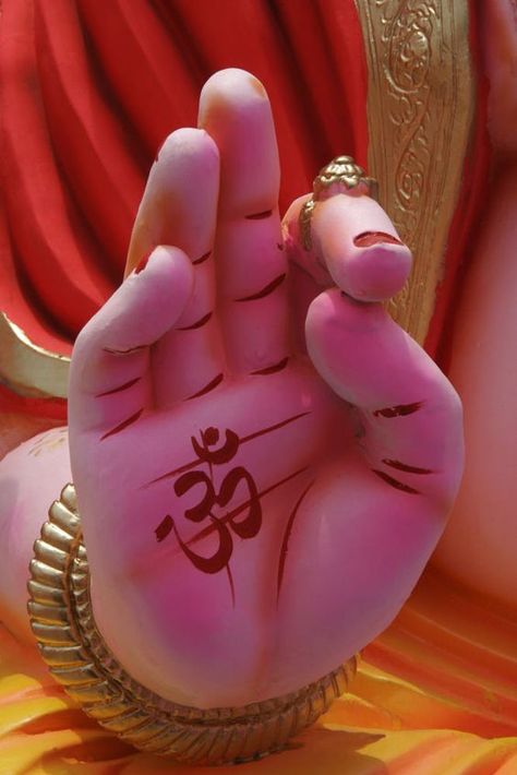 Ganesha is Vighneshwara the Lord of Obstacles, both of a material and spiritual order. Om Meaning, Design Folder, Ganpati Bappa Wallpapers, Jai Ganesh, Ganpati Bappa Photo, Ganesh Lord, Shri Ganesh Images, Happy Ganesh Chaturthi Images, Baby Ganesha