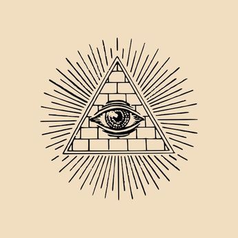 Pyramid Eye Tattoo Design, Illumanti Tattoos, Illuminate Tattoo, Masonic Eye, Tattoo Knee, Pyramid Tattoo, Freemason Symbol, All Seeing Eye Tattoo, Pyramid Eye