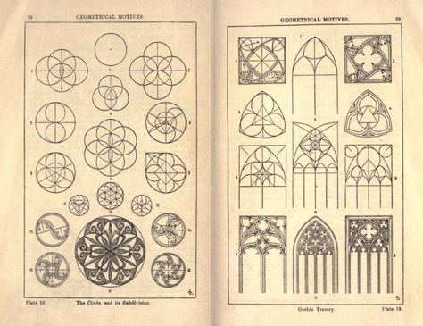 Designing a Gothic Trefoil in FreeCAD | Blue Paper Technology LLC Gothic Tracery, Geometric Construction, Gothic Cathedrals, Gothic Design, Geometry, 3d Printing, Vintage World Maps, Map, Google Search