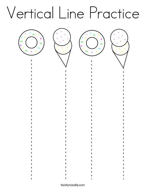 Vertical Line Practice Coloring Page - Twisty Noodle Straight Line Activities Preschool, Standing Line, Vertical Line Activities For Preschool, Standing Line Worksheet For Kids, Standing Lines Worksheet For Preschool, Vertical Lines, Vertical Line Worksheets Preschool, Vertical And Horizontal Lines Worksheet, Horizontal Line Tracing Worksheets