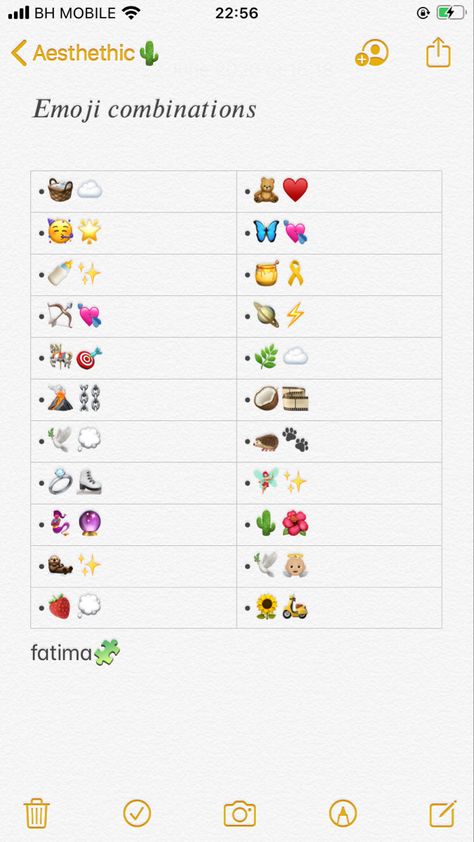 Funny Emoji Combinations, Combo Emoji, Nicknames For Friends, Snapchat Friend Emojis, Good Apps For Iphone, Cute Emoji Combinations, Cool Text Symbols, Emoji Combos, Emoji Challenge