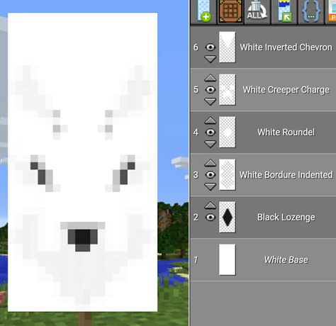 Wolf Fire Pit Minecraft, Minecraft Table, Cool Minecraft Banners, Minecraft Hack, Minecraft Wolf, Construction Minecraft, Minecraft Decoration, Minecraft Banner Designs, Minecraft Banners