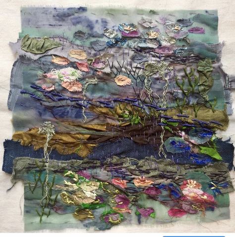 Embroidery Apparel, Art Textiles, Landscape Quilts, Crazy Quilting, Printmaking Art, Embroidery Hand, Quilt Festival, Textile Fiber Art, Art Embroidery