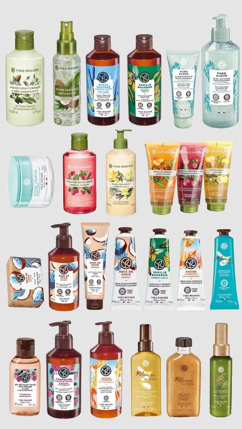 YVES ROCHER Product Recommendation, Skincare Store, Xmas List, Yves Rocher, Beauty Packaging, Body Mist, Jojoba Oil, Skincare Routine, Makeup Cosmetics