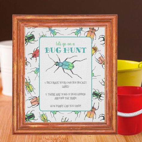 Bug Themed Birthday Party Favors, 2nd Birthday Bug Theme, Bug Party Ideas, Love Bug Party, Bug Themed Party, Bug Themed Birthday Party, Bugs Birthday Party, Insect Party, Bug Birthday Party