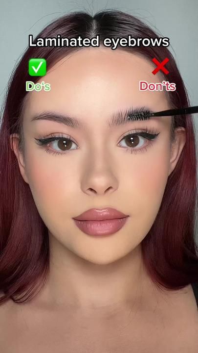 How I laminate my eyebrows #makeuptutorial #eyebrowstutorial #eyebrows... | TikTok Eyebrow Tutorial Shaping, Eyebrow Tutorial For Beginners, Eyebrow Makeup Tutorial, Eyebrow Hacks, Brow Tutorial, Eyebrow Enhancer, Eyebrow Tutorial, Perfect Eyebrows, Eyebrow Shape