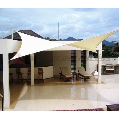 Patio Sails, Sun Sails, Triangle Sun Shade, Terrasse Design, Backyard Shade, Backyard Canopy, Portable Tent, Garden Canopy, Shade Sails