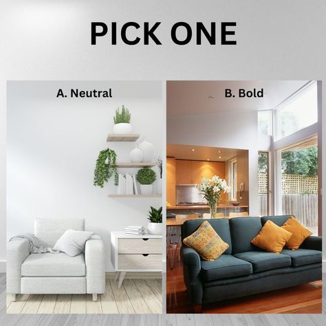 #ThisORThat Would you pick: A. Neutral B. Bold . . . . #realestate #agent #buy #sell #mls #listing #homebuyers #homesellers #firsttimehomebuyer #RentDetective #home #househunting #dreamhome #luxury #newhome #house #homesweethome #Rentalproperty #rentdenver #Denver #property #Rental Property Aesthetic, Buying Property, House Hunting, Rental Property, Aesthetic Backgrounds, Pick One, Home Buying, Denver, Mls