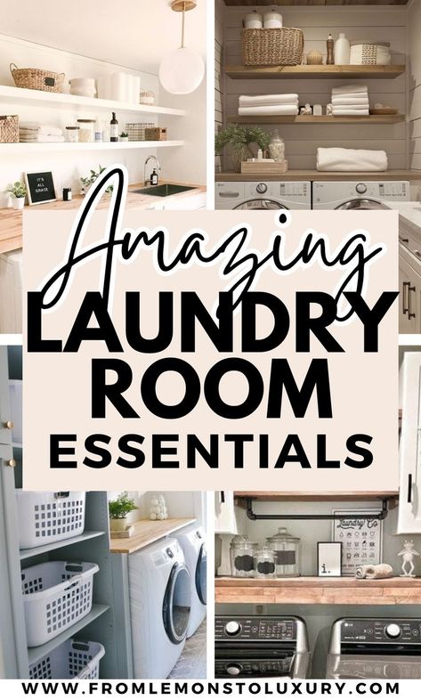 laundry room essentials Small Space Laundry Room, Small Space Laundry, Laundry Room Essentials, Room Essentials List, Organization Laundry Room, Laundry Makeover, Laundry Room Ideas Small Space, Organization Laundry, Essentials Checklist