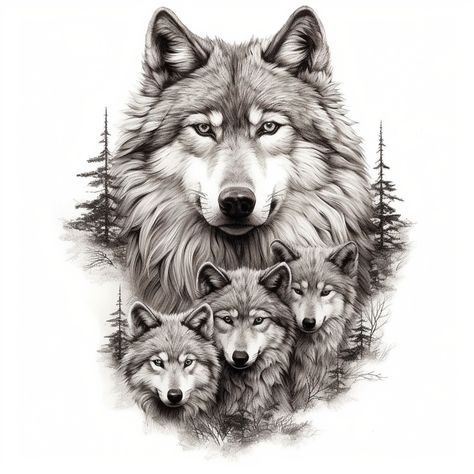 Tattoo Tv Shows, Buda Wallpaper, Cubs Tattoo, Wolf Tattoo Sleeve, Native Tattoos, Wolf Images, Baby Wolf, Wolf Tattoo Design, Sketch Tattoo Design