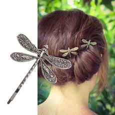 Wish - Shopping Made Fun Bobby Pin Hairstyles, Vintage Dragonfly, Hair Up Or Down, Vintage Hair Clips, Crystal Hair Clips, Wedding Headdress, Bridal Headdress, Hair Accessories Clips, Wedding Hair Clips