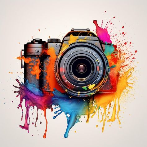 Foto camera illustration | Premium Photo #Freepik #photo Wallpaper Photography Camera, Pictures Of Cameras Image, Photography Wallpaper Cameras, Camera Wallpaper Photographers, Camera Illustration Art, Camera Logo Png, Wallpaper Camera, 60 Logo, Logo Fotografia