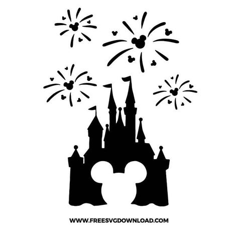 Disney Castle Christmas, Disney Castle Logo, Castle Svg Free, Disney Castle Silhouette, Disneyland Svg, Disney Castle Svg, Disney World Castle, Castle Svg, Disney Png