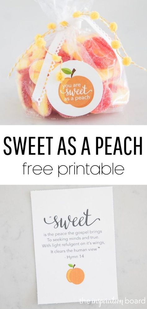 Sweet as a peach printable tags and art for your next peach themed party. #peach #sweetasapeach #free #freeprintable #printable #gift #giftbag #theinspirationboard Peach Theme Party Favors, Peach Party Favors, Peach Crafts, Peach Craft, Peach Gifts, Peach Printable, Rs Activities, Peach Decor, Sweet As A Peach