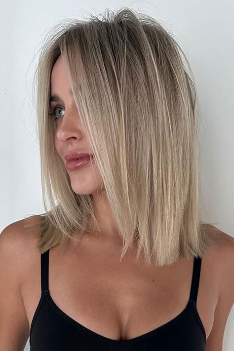 Ombre Blonde Collarbone-Length Haircut for Fine Hair, long bob haircuts, medium length bob, lob haircut, long bob hairstyle, Bob Haircuts Medium Length, Lob Haircut Long, Collarbone Length Haircut, Lob Haircut Fine Hair, Bob Lob Haircut, Haircut Long Bob, Fine Hair Long, Hair Long Bob, Bronde Lob