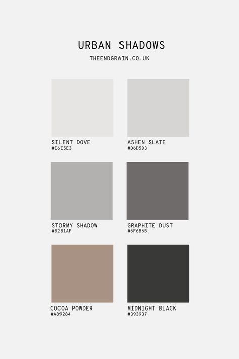 Greyish Color Palette, What Colors Go With Light Gray, Cool Gray Color Palette, Grey Scale Color Palette, Charcoal Colour Palette, Black Grey Color Palette, Taupe Color Palettes, Material Color Palette, Monochromatic Color Palette