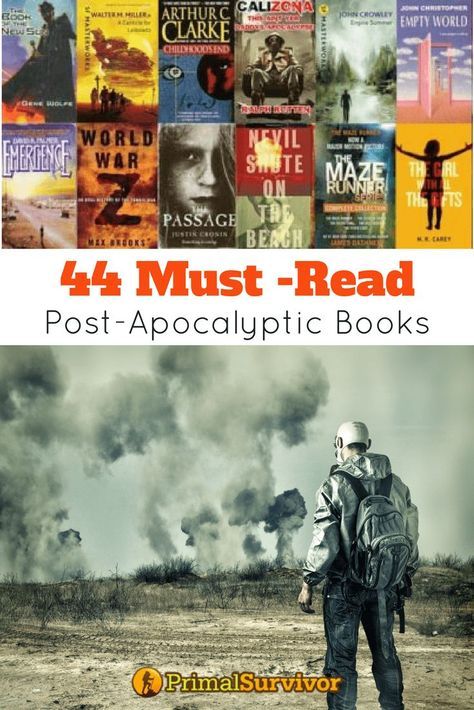 Best Post-Apocalyptic Books for Preppers to read. #apocalypse #postapocalyptic #fiction #survival #preppers #primalsurvivor Best Post Apocalyptic Books, Post Apocalyptic Books, Apocalypse Books, Must Read Novels, Dystopian Fiction, Survival Books, Dystopian Books, Apocalypse Survival, Wilderness Survival