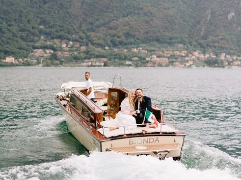 A couple had a $14,000 micro-wedding in Lake Como, Italy, which included a private chef and a luxury villa stay Lake Como Micro Wedding, Italian Micro Wedding, Luxury Micro Wedding, Lake Como Boat, Lake Como Italy Wedding, Wedding Lake Como, Lake Como Villas, Como Wedding, Lake Como Wedding