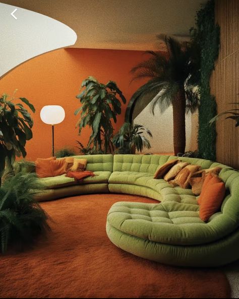 70s Room, 70s Living Room, 60s Interior, 70s Interior Design, 80s Interior Design, 80s Interior, 70s House, 70s Interior, Retro Interior Design