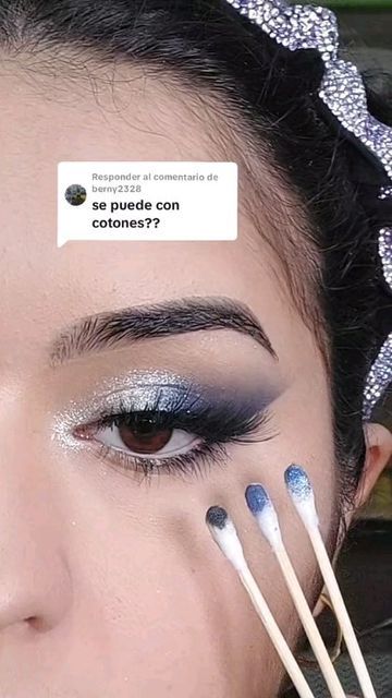 Royal Blue Quince Makeup, Royal Blue Quinceanera Makeup, Royal Blue Makeup Looks Quince, Royal Blue Eye Makeup, Royal Blue Makeup Looks, Royal Blue Makeup, Ariana Makeup, Quince Makeup, Quinceanera Makeup