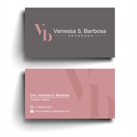 Desain Merek, Business Card Design Minimal, Buisness Cards, Pink Business Card, Business Cards Layout, Graphic Design Business Card, Professional Business Card Design, Name Card Design, Business Card Design Inspiration