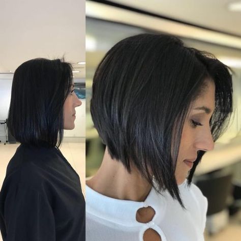 Dark Hair Color Ideas, Dark Hair Color, Short Dark Hair, Barber Haircut, Short Brown Hair, Nails Fashion, Bob Hairstyles For Fine Hair, Penteado Cabelo Curto, Hair Color Dark