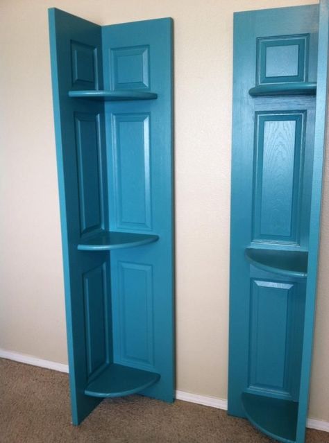 1000+ ideas about Old Closet Doors on Pinterest | Closet Doors ... Closet Bifold Doors, Bifold Door Ideas, Old Closet Doors, Bifold Doors Makeover, Bedroom Closet Doors, Door Makeover Diy, Bifold Closet Doors, Corner Bookshelves, Doors Repurposed