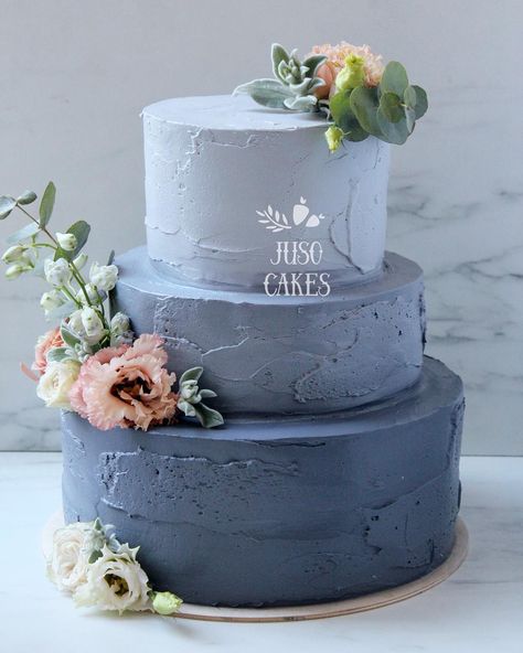 Debut Ideas, Fondant Wedding Cakes, 18th Birthday Cake, Wedding Cakes Blue, Blue Cakes, Blue Themed Wedding, Layer Cakes, Wedding Palette, Beautiful Wedding Cakes