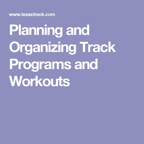 Planning and Organizing Track Programs and Workouts Junior High Track Workouts, Middle School Track And Field Workouts, Coaching Track And Field, Middle School Track Workouts, Middle School Track And Field, Track And Field Workouts, Middle School Track, Track Drills, Track And Field Coach