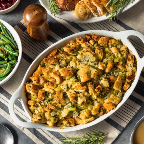 Stove Top Stuffing Recipe (Easy Homemade Mix!) Stove Top Dressing, Green Chile Cornbread, Stovetop Stuffing, Stove Top Stuffing Recipes, Stove Top Stuffing, Stove Top Stuffing Mix, Lobster Risotto, Recipe Photo, Stuffing Mix