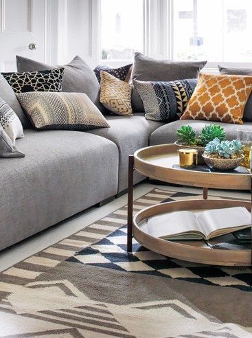 Living Room | Furniture, Rugs, Sofas, Cushions, Throws | John Lewis Grey Sofa Color Schemes, Sofa Cushion Ideas, Colourful Sofa, Grey Living Room Furniture, Grey Furniture Living Room, Cushion Ideas, Grey Corner Sofa, Living Room Decor Gray, Sofa Ideas