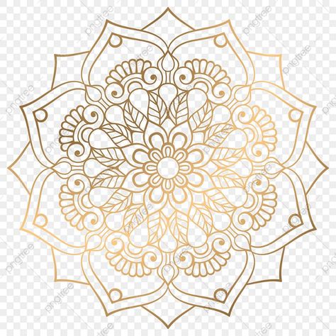 Sketch Mandala, Mandala Gold, Ornamental Mandala, Mandala Sketch, Drawing Mandala, Mandala Png, Diwali Poster, Sketch Background, Gold Design Background