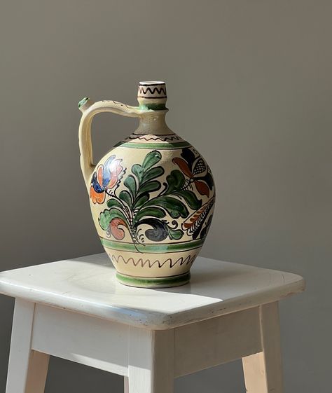 Handpainted ceramic vase just arrived on www.neroli.dk 🦋 Vintage Ceramic Vase, Ceramic Vases, Hand Painted Ceramics, Ceramic Vase, Vintage Ceramic, Vase, Hand Painted, Ceramics